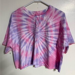 Tie-Dye Pink and Purple Women's Top